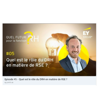 Web Série : Episode #5 - Quel est le rôle du DRH en matière de RSE ? par Alban de l'Estinay / EY